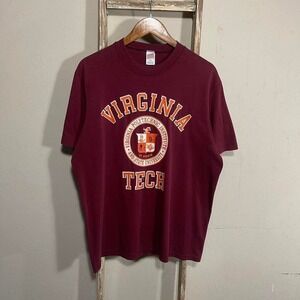 Vintage 90s Virginia Tech Collegiate Single Stitch T Shirt XL